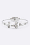 Stainless Steel Fashion Hinge Bangle