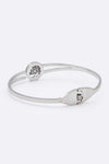 Stainless Steel Tree Hinge Bangle