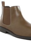 Fraser Men's Faux Leather Chelsea Boots