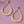 Textured teardrop hoop earrings