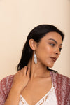 Lightweight Feather Dangle Earrings - Elegant Fit