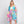 DIONA J HAND DRAWN TROPICAL LEAVES KIMONO ONE SIZE COLOR TURQUOISE