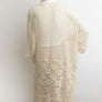 Elegant Mixed Lace Tassel Fringe Crochet Kimono
