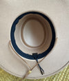 VEGAN FELT BOLERO HAT CHIN CORD