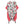 DIONA J PALM LEAF PRINT KIMONO ONE SIZE COLOR RED