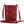 DIONA J WOMEN'S SMOOTH SQUARE DESIGN ZIPPER CROSSBODY BAG COLOR RED