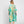 DIONA J HAND DRAWN WATERCOLOR TROPICAL LEAVES KIMONO ONE SIZE COLOR GREEN