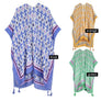 DIONA J TILE PRINT KIMONO ONE SIZE COLOR BLUE