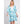 DIONA J FRONT ROPE FLOWER KIMONO ONE SIZE COLOR BLUE