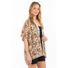 DIONA J PAISLEY LACE KIMONO ONE SIZE COLOR IVORY