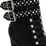 Punk Nomad Harness Detail Lace Up Boots