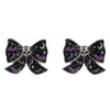 Halloween Bow Post Earring