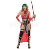 Ancient Warrior 6 Pc Lace-Up Detail Dress Halloween Costume Set Women's Size S/M