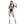 Referee Babe 4 Pc Black & White Striped Front Zip Cosplay Women Costume Size XL