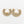 Seashell Charm Raffia Hoop Earrings - Golden Glow