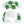 Saint Patrick's Day Shamrock Crystal Rhinestone Pearl Beaded Embroidery Top Knotted Headband