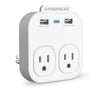 HyperGear Wall Adapter Power Strip