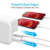 Naztech 30W USB-C PD Dual Output Fast Wall Charger