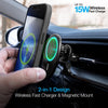 Naztech MagLock 15W Wireless Charging Vent Mount