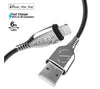 Naztech Titanium USB - MFi Lightning Braided Cable