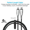 Naztech Titanium USB-C to USB-C Braided Cable 6ft