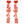 5-Tier Heart Post "Love" Lettering Crystal Rhinestone Beaded Embroidery Long Drop Valentine Earrings