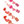 5-Tier Heart Post "Love" Lettering Crystal Rhinestone Beaded Embroidery Long Drop Valentine Earrings