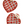 2-Tier Criss Cross Crystal Rhinestone Seed Bead Handmade Beaded Embroidery Heart Shaped Valentine's Day Earrings