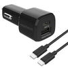 Naztech 20W USB-C PD &12W USB Car Charger