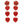 4 Tier Heart Shaped Beaded Valentine Beaded Heart Earrings for Women Valentine’s Day Gifts for Her