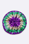 Mardi Gras Sequin Statemnt Stretchy Baret