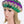 Mardi Gras Sequin Statemnt Stretchy Baret