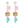 Diona J Easter Seed Beed HOP Egg Hunt Letter Embroidery Drop Earrings