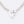 Cubic Zirconia Petite Heart Collar Necklace Set