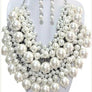 Zillion Pearls Statement Necklace Set