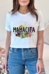 Diona J MAMACITA Mother's Day Casual T-Shirt Summer Vacation Graphic Tees Short Sleeve