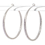 Edgy 70MM Fashion Hoop Earrings