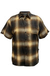 Mens Plaid Short Sleeve Flannel