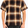 Mens Plaid Short Sleeve Flannel