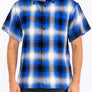 Mens Plaid Short Sleeve Flannel