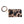 Brown and Black Fur Animal Wristlet