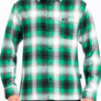 Mens Plaid Long Sleeve Flannel
