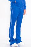 Mens Side Pipe Stacked Flare Pants