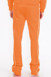 Mens Side Pipe Stacked Flare Pants