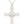 CZ Cross Pendant Necklace