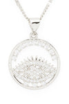 Iconic CZ Eye Pendant Necklace