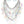 AB Acrylic Fringe Beads Statement Necklace Set