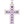 Cubic Zirconia Cross Pendant Necklace