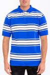 Old School Striped Pique Polo Shirt