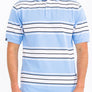 Old School Striped Pique Polo Shirt
